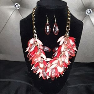 Necklace and Earrings